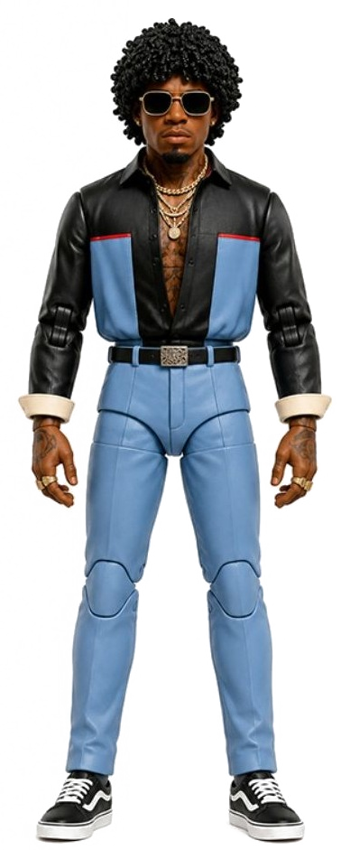 SWAVE — BLUE LEATHER TOYBOY collectible action figure